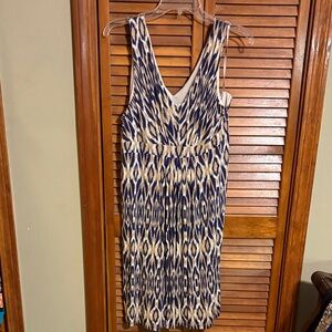 LOFT Cream V-Neck Top